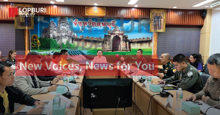 ผู้ว่าฯลพบุรี สั่งซ้อมแผนน้ำท่วม