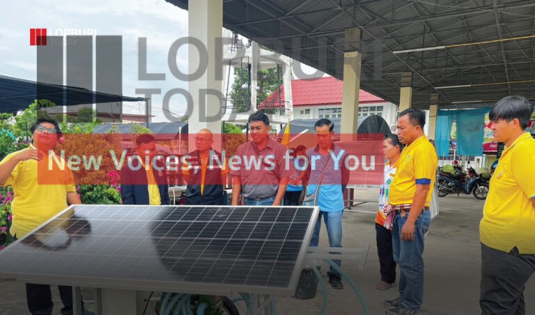 พลังงานลพบุรีส่งมอบเครื่องมือเทคโนโลยีพลังงานสู่ท้องถิ่น