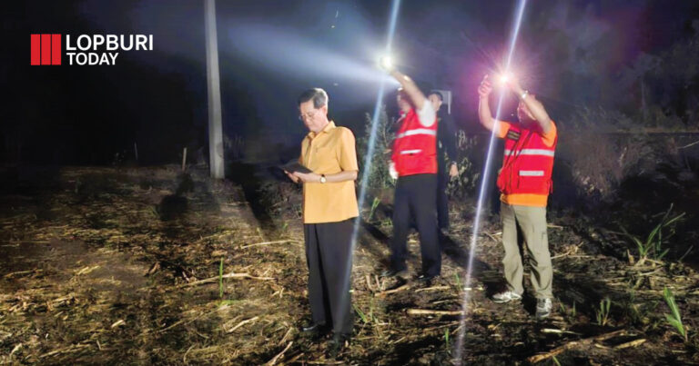 ผู้ว่าฯ ลงพื้นที่ลาดตระเวนป้องกันการเผา ในอำเภอที่มีความเสี่ยง พบมีลักลอบเผาพื้นที่การเกษตรพร้อมดำเนินคดีทุกราย