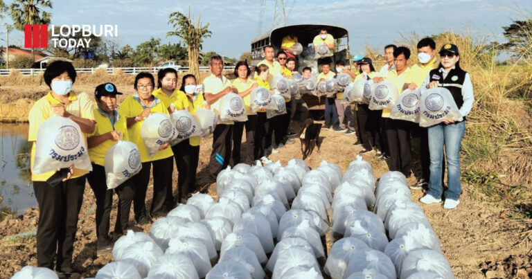 ประมงลพบุรีปล่อยพันธุ์สัตว์น้ำกว่า 34,200 ตัว เพิ่มผลผลิต-ลดค่าครองชีพประชาชน