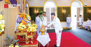 ผู้ว่าฯ รับมอบ “พระศรีมหาโพธิทศมราชบพิตร” เพื่อเชิญไปปลูก ณ มณฑลปลูกพุทธสถานลพบุรีศรีสุวรรณภูมิ