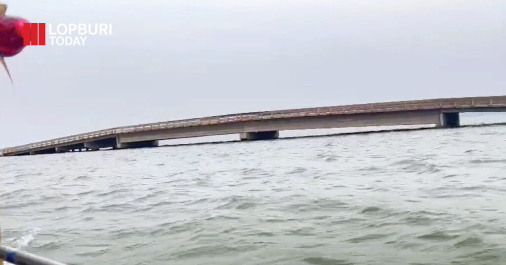 สะพานผุดกลางน้ำอีก 1 สถานที่อันซีนภายในเขื่อนป่าสักชลสิทธิ์ จังหวัดลพบุรี