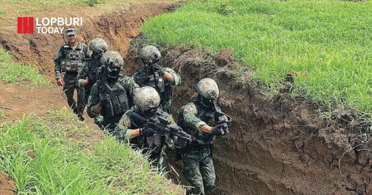 “พลังเงียบที่พร้อมระเบิดทุกเมื่อ” รบพิเศษลพบุรี ซ้อมจริง พร้อมรบจริง ปกป้องผืนแผ่นดินไทย
