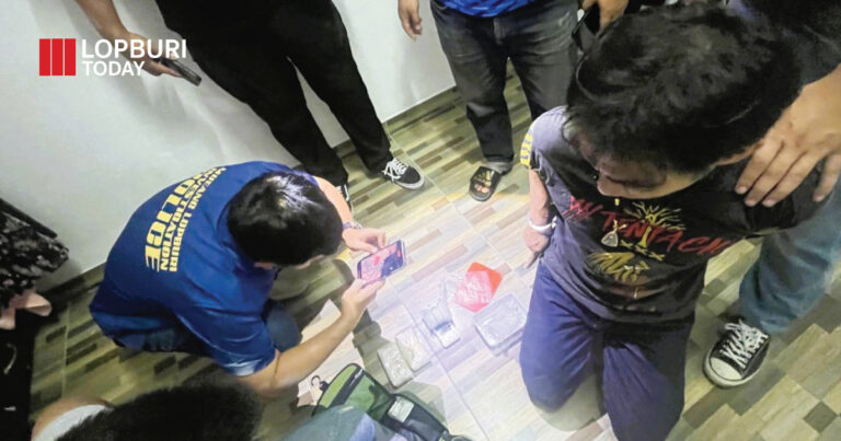 บุกจับกลางดึก! เมืองลพบุรีลุยจับเอเย่นต์ยาบ้า ไอซ์เพียบ ยึดกว่า 6 พันเม็ด หนักเกือบครึ่งโล!