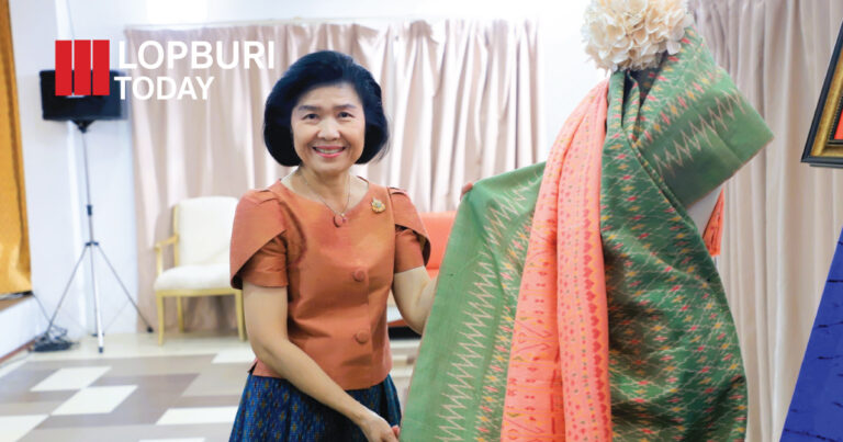 ลพบุรีคัดเลือก “ผ้าลายสิริราชพัสตราภรณ์” ส่งประกวดระดับภาค หนุนผ้าไทยสู่เวทีสากล