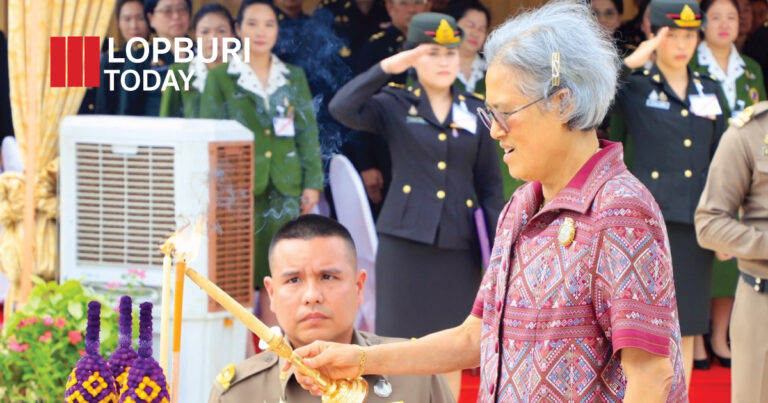 สมเด็จพระกนิษฐาธิราชเจ้า เสด็จเปิดงานวันคล้ายวันพระบรมราชสมภพครบ 100 ปี ในหลวงอานันทมหิดล และทอดพระเนตรโครงการทหารพันธุ์ดี โรงพยาบาลอานันทมหิดล ลพบุรี