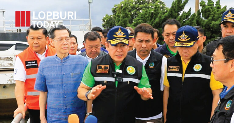 รองนายกฯ ลงพื้นที่เขื่อนป่าสักฯ ยืนยัน “พายุบัวลอยเอาอยู่” วอนประชาชนอย่าวิตกกังวล