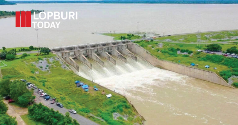 เขื่อนป่าสักชลสิทธิ์ คงอัตราระบายน้ำ 600 ลบ.ม./วินาที หลังปริมาณน้ำไหลเข้าอ่างทรงตัว