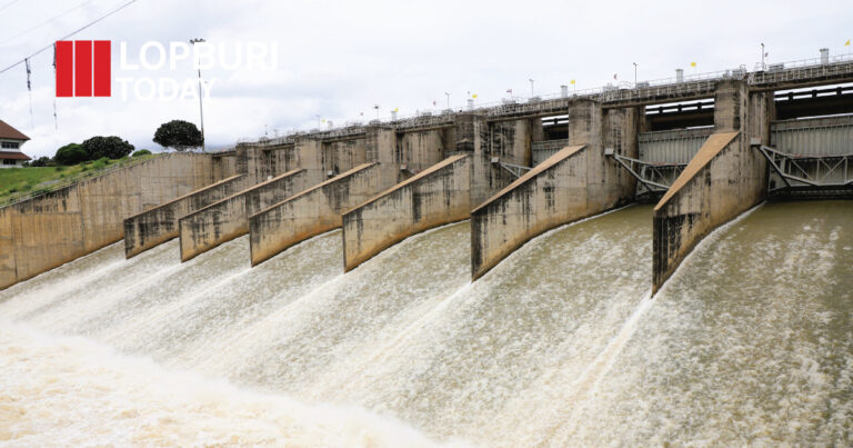 เขื่อนป่าสักชลสิทธิ์แจ้งเตือนประชาชนเฝ้าระวังสถานการณ์น้ำ หลังปรับเพิ่มการระบายน้ำต่อเนื่อง