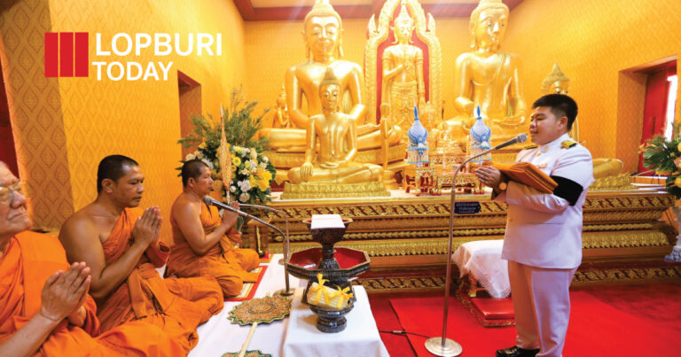 จังหวัดลพบุรีรับพระราชทานผ้าพระกฐิน 2 พระอารามหลวง ประจำปี 2568 น้อมสำนึกในพระมหากรุณาธิคุณ แห่งองค์พระมหากษัตริย์ไทย