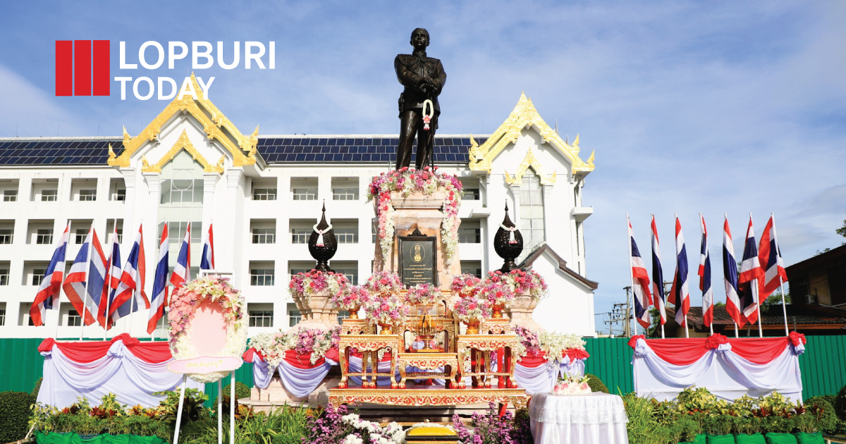 จังหวัดลพบุรี จัดพิธีถวายพวงมาลาสักการะและกิจกรรมจิตอาสาพัฒนา เนื่องในวันปิยมหาราช 23 ตุลาคม 2568