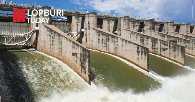 เขื่อนป่าสักชลสิทธิ์ ปรับลดการระบายน้ำเหลือ 500 ลบ.ม./วินาที เพื่อลดผลกระทบประชาชนท้ายเขื่อน