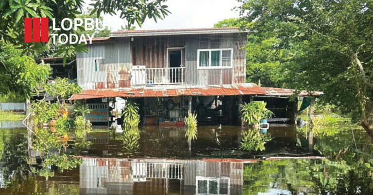 จังหวัดลพบุรี ลงพื้นที่ติดตามสถานการณ์น้ำ หลังเขื่อนเจ้าพระยาระบายน้ำเพิ่ม เร่งช่วยเหลือประชาชนในพื้นที่ลุ่มต่ำ
