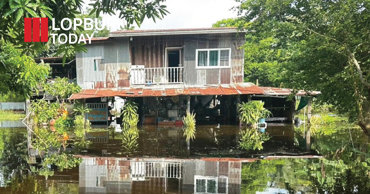 จังหวัดลพบุรี ลงพื้นที่ติดตามสถานการณ์น้ำ หลังเขื่อนเจ้าพระยาระบายน้ำเพิ่ม เร่งช่วยเหลือประชาชนในพื้นที่ลุ่มต่ำ