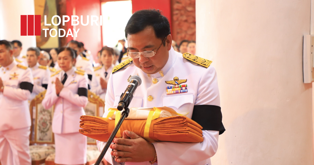 พระบาทสมเด็จพระเจ้าอยู่หัว พระราชทานผ้าพระกฐินแด่กรมราชทัณฑ์ ทอดถวาย ณ วัดสิริจันทรนิมิตรวรวิหาร พระอารามหลวง จังหวัดลพบุรี