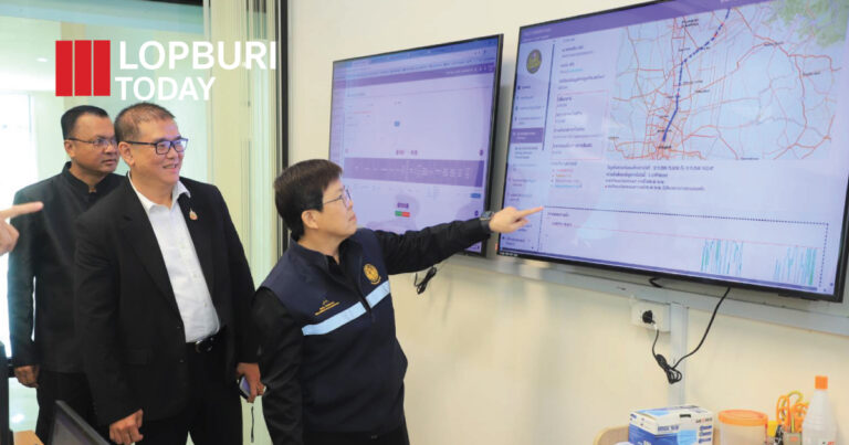 รมช.คมนาคม ลงพื้นที่ลพบุรี มอบนโยบายยกระดับบริการขนส่ง เน้นความสะดวก ปลอดภัย และเป็นมิตรต่อประชาชน