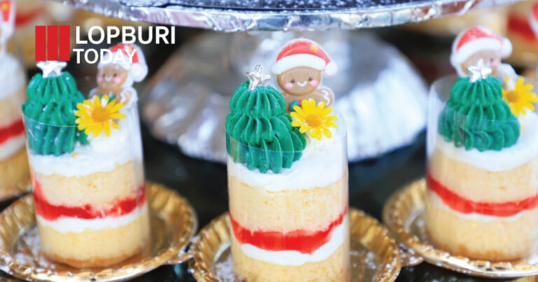 เทศกาลเค้ก “ส่งสุขปีใหม่ สุขใจผู้ให้ ถูกใจผู้รับ” สร้างอาชีพ สร้างรายได้แก่นักเรียน นักศึกษา