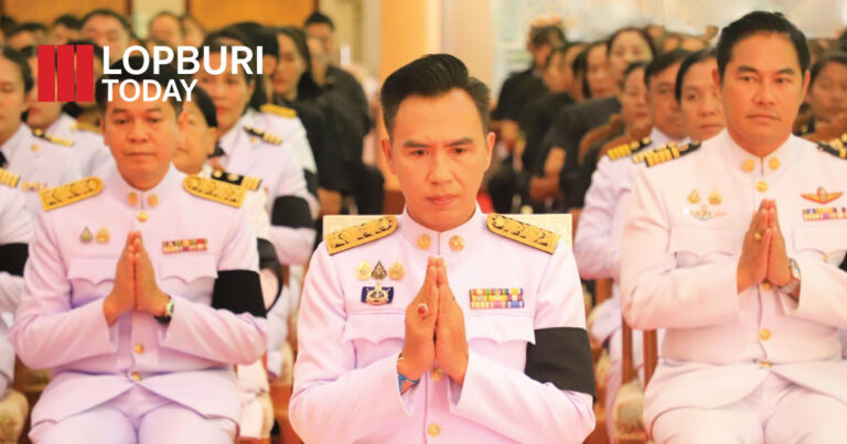 จังหวัดลพบุรีประกอบพิธีสวดพระพุทธมนต์ ถวายเป็นพระราชกุศลแด่สมเด็จพระนางเจ้าสิริกิติ์ฯ พร้อมเปิดโครงการพระราชดำริ “ธรรมนาวา วัง”