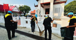 จังหวัดลพบุรีจัดกิจกรรมจิตอาสาบำเพ็ญสาธารณประโยชน์ ถวายเป็นพระราชกุศล ครบสตมวาร (100 วัน) สมเด็จพระนางเจ้าสิริกิติ์ พระบรมราชินีนาถ พระบรมราชชนนีพันปีหลวง