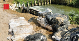 ตำรวจ 191 สกัดแก๊งขนยาบ้าภาคเหนือ รถสิบล้อตกคลองลพบุรี ยึดยาบ้าเกือบ 5 ล้านเม็ด