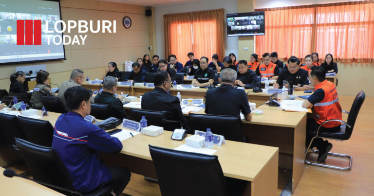ลพบุรีประชุมปิดศูนย์อุบัติเหตุปีใหม่ 2569 สรุปยอดสูญเสีย–ถอดบทเรียน คุมเข้มสงกรานต์