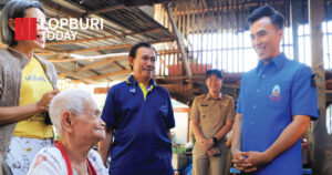 มูลนิธิราชประชานุเคราะห์ฯ เชิญสิ่งของพระราชทานมอบผู้ประสบอัคคีภัย ตำบลหนองกระเบียน อำเภอบ้านหมี่ จังหวัดลพบุรี