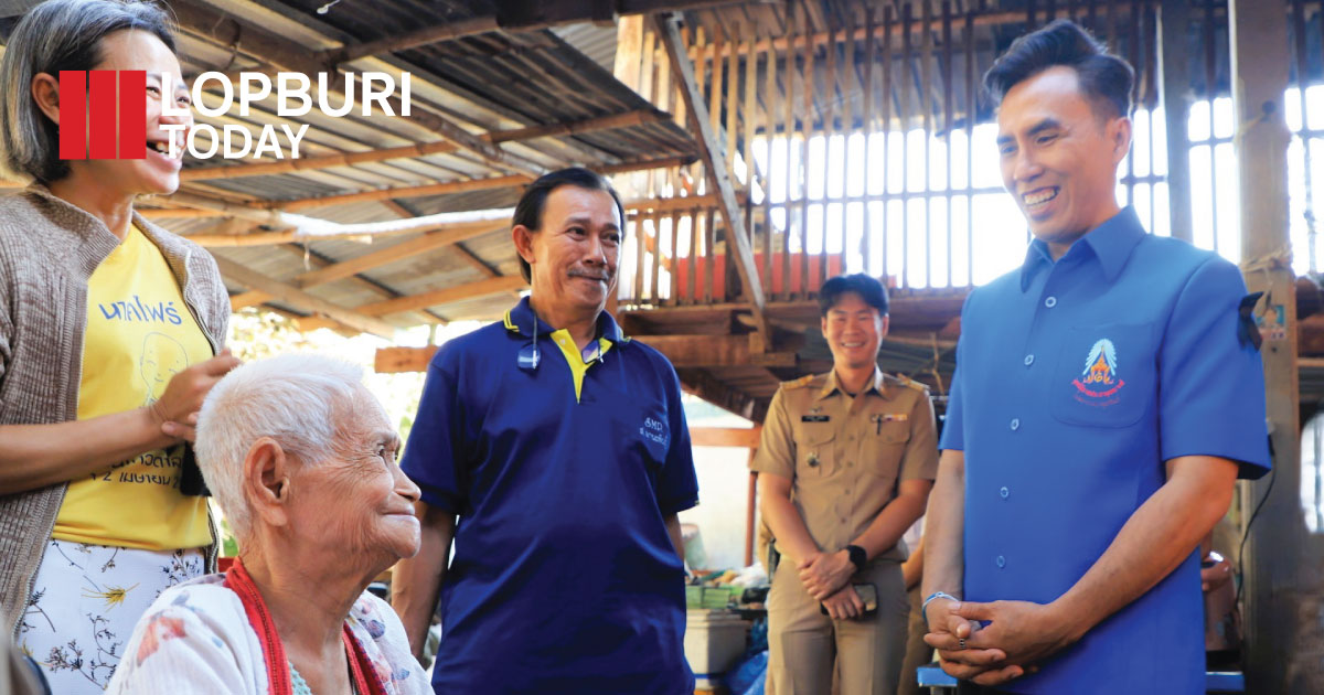 มูลนิธิราชประชานุเคราะห์ฯ เชิญสิ่งของพระราชทานมอบผู้ประสบอัคคีภัย ตำบลหนองกระเบียน อำเภอบ้านหมี่ จังหวัดลพบุรี