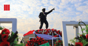 ลพบุรีจัดพิธีวางพวงมาลาวันทหารผ่านศึก สดุดีวีรกรรมทหารพลร่ม ผู้เสียสละเพื่อชาติ