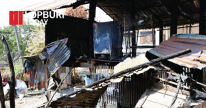 มูลนิธิราชประชานุเคราะห์ฯ มอบสิ่งของพระราชทานช่วยผู้ประสบอัคคีภัย จ.ลพบุรี