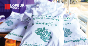 สมเด็จพระกนิษฐาธิราชเจ้า พระราชทานเมล็ดพันธุ์ข้าวปทุมธานี 1 ช่วยเกษตรกรลพบุรีฟื้นตัวหลังน้ำท่วม