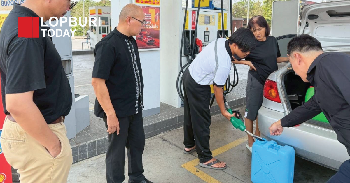 พลังงานลพบุรีลงพื้นที่ตรวจเข้มสถานีบริการน้ำมัน อ.เมือง หลังปรับราคา คุมสถานการณ์เชื้อเพลิง–ย้ำบริการเป็นธรรม