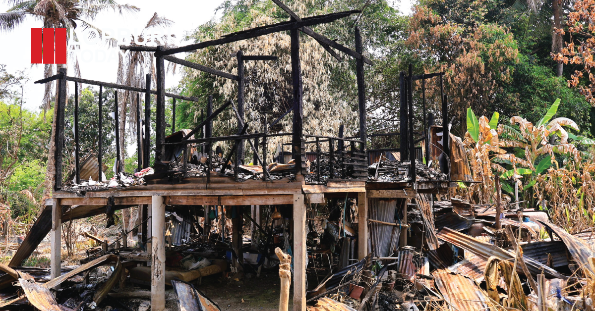 ลพบุรีมอบสิ่งของพระราชทานช่วยผู้ประสบอัคคีภัยท่าวุ้ง เยียวยาผู้เดือดร้อน 3 ราย