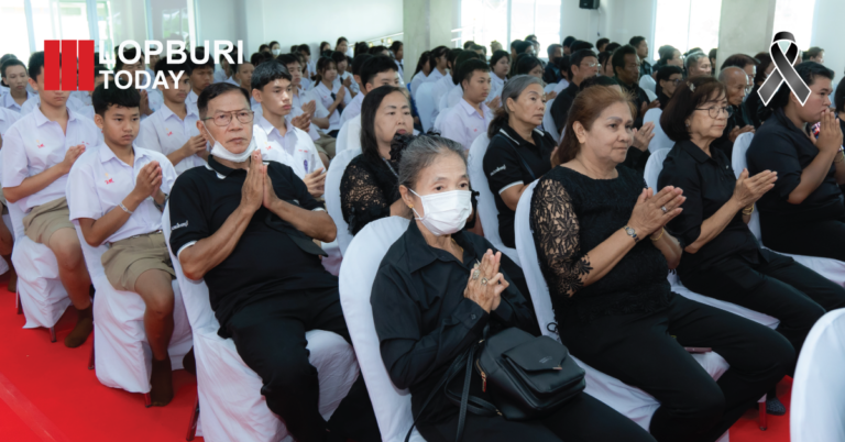 ลพบุรีจัดพิธีสวดพระอภิธรรมถวายพระกุศลวันที่ 4 แด่สมเด็จพระเจ้าลูกเธอ เจ้าฟ้าพัชรกิติยาภาฯ พร้อมกันทั้ง 11 อำเภอ