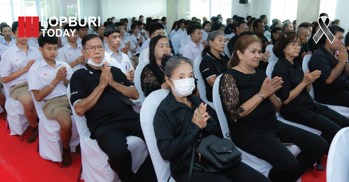 ลพบุรีจัดพิธีสวดพระอภิธรรมถวายพระกุศลวันที่ 4 แด่สมเด็จพระเจ้าลูกเธอ เจ้าฟ้าพัชรกิติยาภาฯ พร้อมกันทั้ง 11 อำเภอ