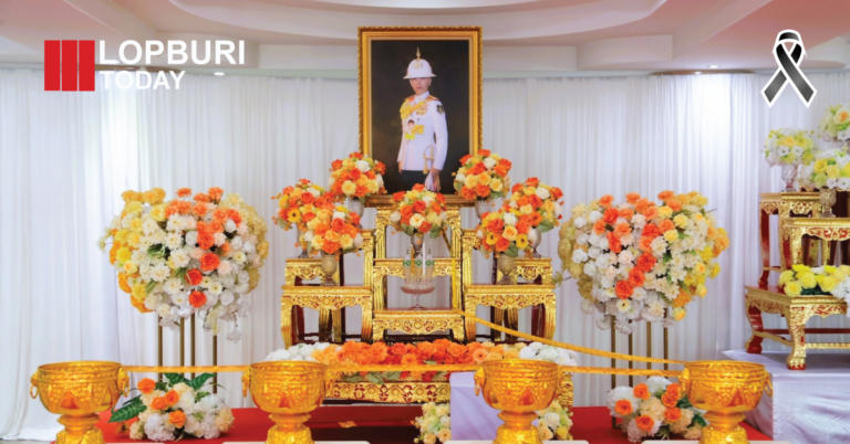 พสกนิกรลพบุรีพร้อมใจถวายสรงน้ำพระศพเบื้องหน้าพระรูป “เจ้าฟ้าพัชรกิติยาภา” แสดงความอาลัยทั่วทั้ง 11 อำเภอ