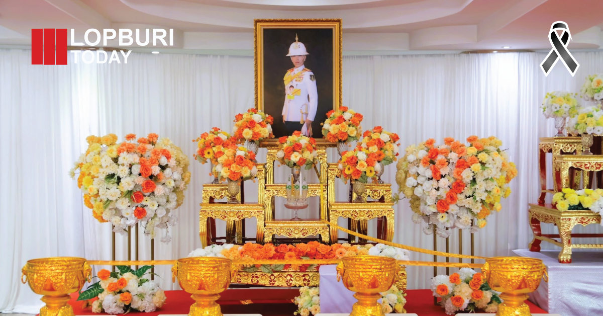 พสกนิกรลพบุรีพร้อมใจถวายสรงน้ำพระศพเบื้องหน้าพระรูป “เจ้าฟ้าพัชรกิติยาภา” แสดงความอาลัยทั่วทั้ง 11 อำเภอ
