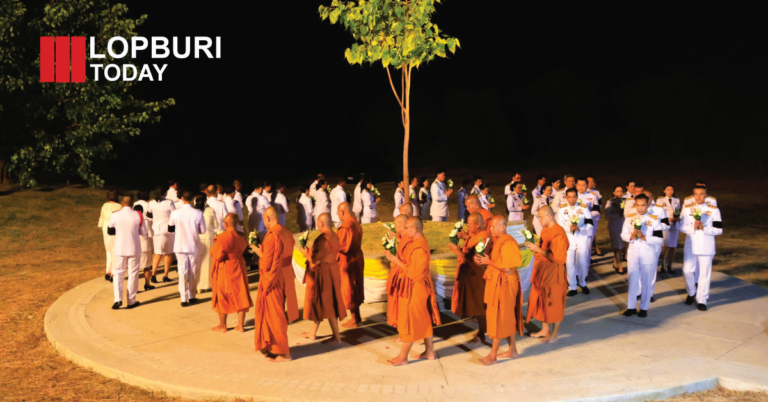 ผู้ว่าฯ ลพบุรี นำพุทธศาสนิกชนถวายสักการะ “พระศรีมหาโพธิทศมราชบพิตร” พร้อมเวียนเทียนวันวิสาขบูชา 2569