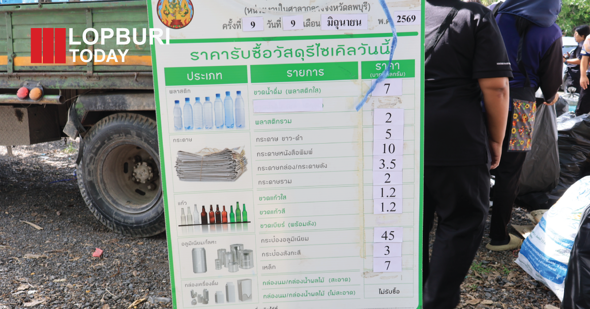 ลพบุรีเดินหน้าสำนักงานปลอดขยะ! ส่วนราชการร่วมคัดแยกขยะต้นทาง ขับเคลื่อนเมืองน่าอยู่สู่ความยั่งยืน