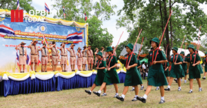ลพบุรีจัดพิธีทบทวนคำปฏิญาณและสวนสนามลูกเสือแห่งชาติ ครบรอบ 115 ปี น้อมรำลึกพระมหากรุณาธิคุณ รัชกาลที่ 6